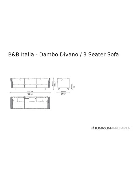 Canapé Dambo B&B Italia - 7