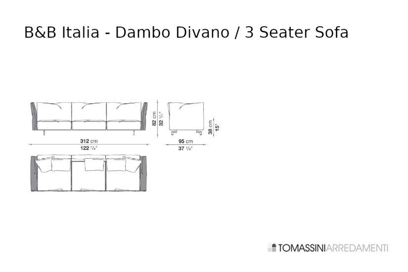 Divano Dambo B&B Italia - 7