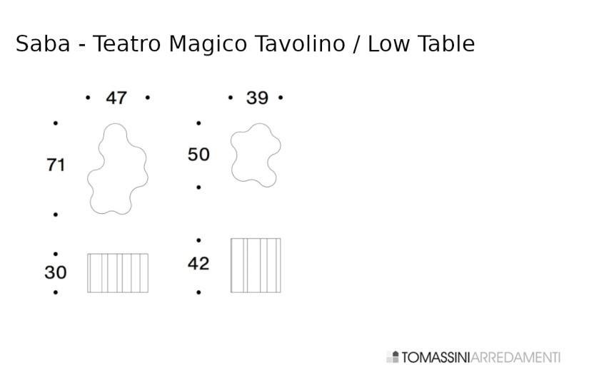 Tavolino Teatro Magico Low Table Saba - 4