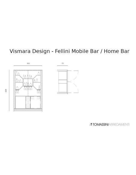 Fellini Home Bar Vismara Design - 6