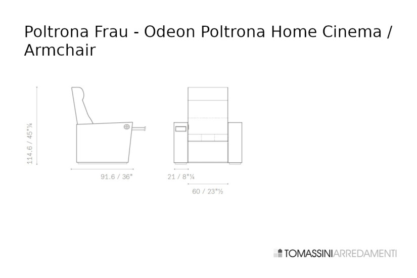 Fauteuil Home Cinema Odeon Poltrona Frau - 7
