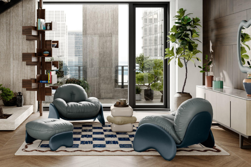 Fauteuil Squash Poltrona Frau - 5