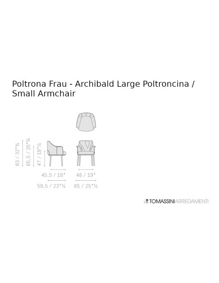 Fauteuil Archibald Large Poltrona Frau - 7