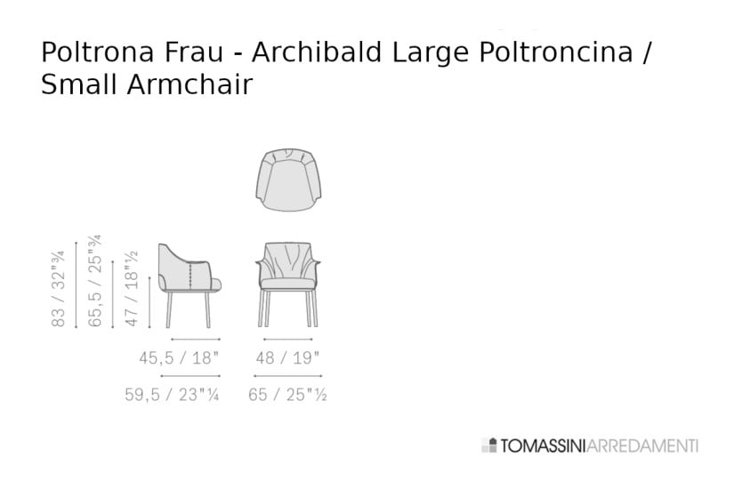Poltroncina Archibald Large Poltrona Frau - 7
