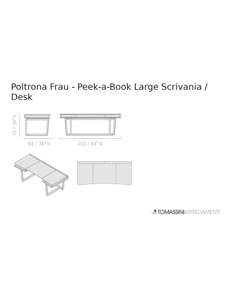Bureau Peek-a-Book Large Poltrona Frau - 6
