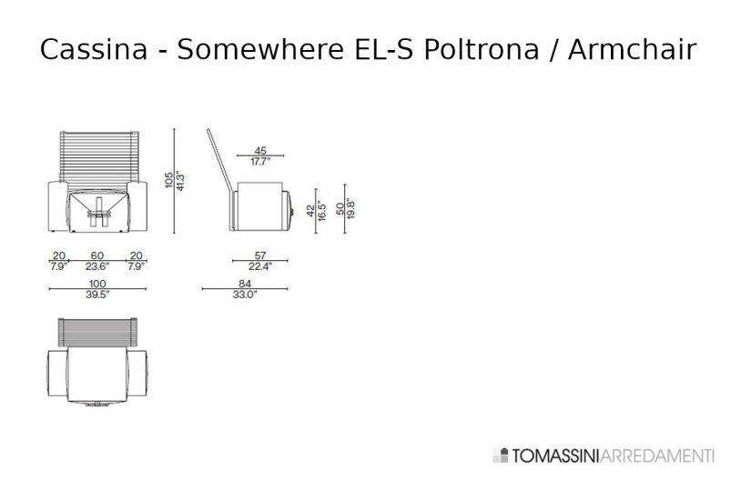 Poltrona Somewhere EL-S Cassina - 5
