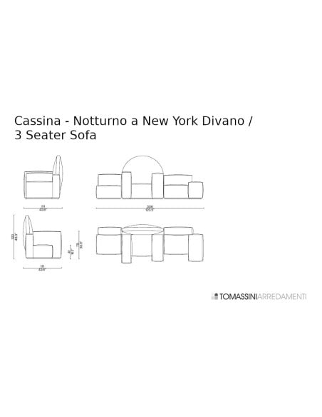 Notturno a New York Sofa Cassina - 5