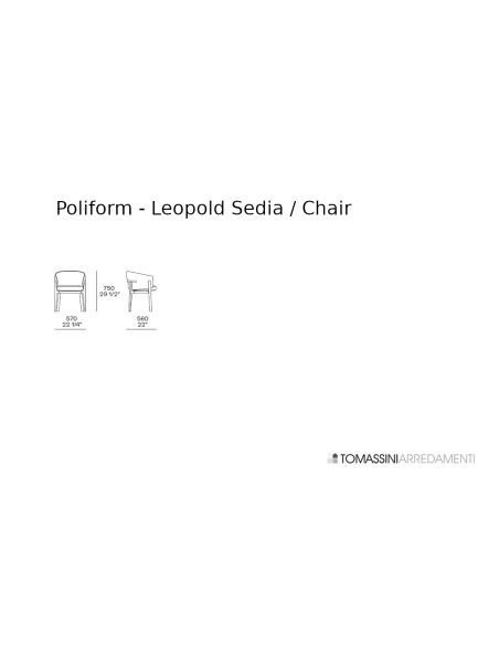 Sedia Leopold Poliform - 3