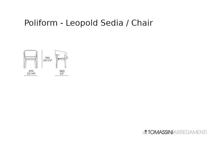 Sedia Leopold Poliform - 3