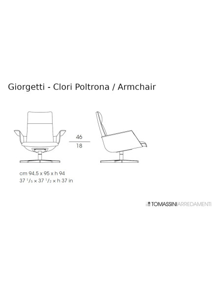 Poltrona Clori Giorgetti - 6