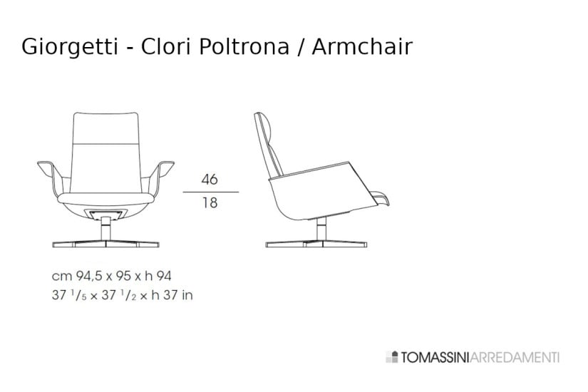 Fauteuil Clori Giorgetti - 6
