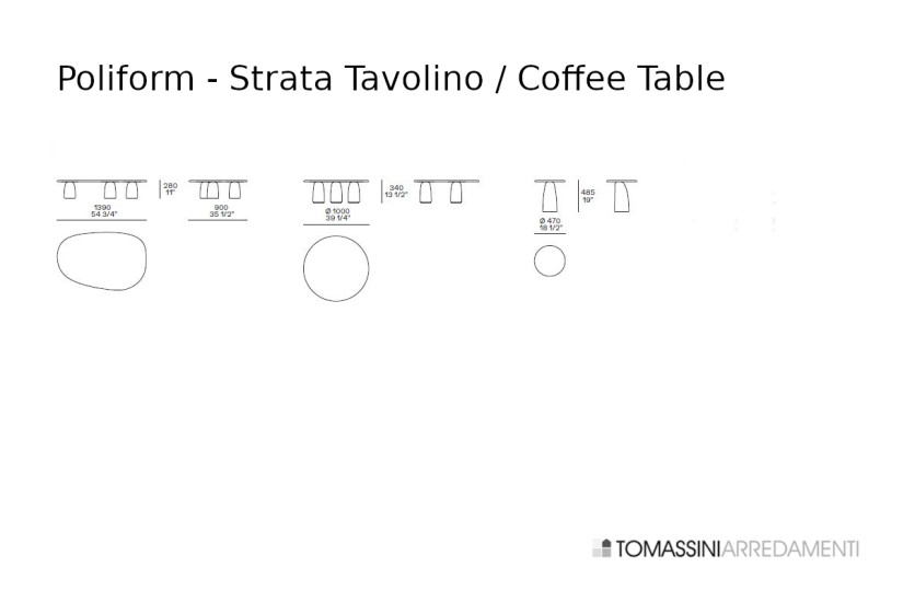 Table basse Strata Poliform - 4