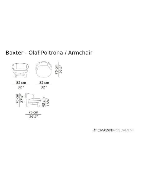 Olaf Armchair Baxter - 4