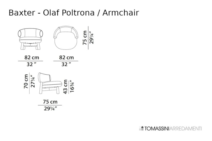 Olaf Armchair Baxter - 4