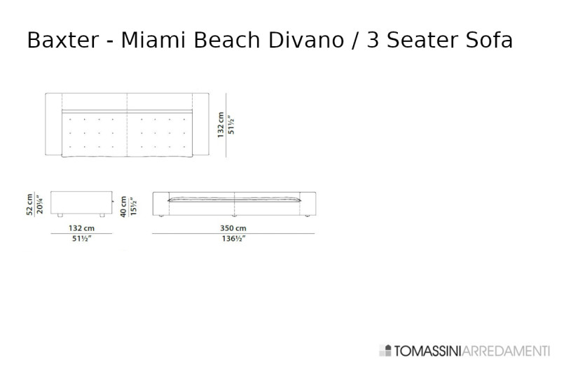 Miami Beach Sofa Baxter - 6
