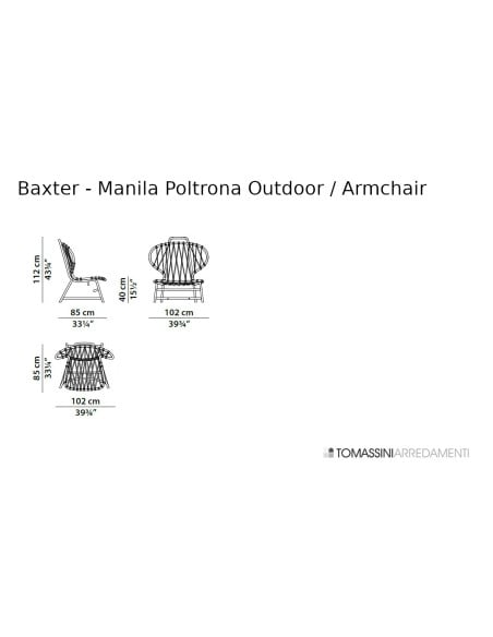 Manila Outdoor Armchair  - 6