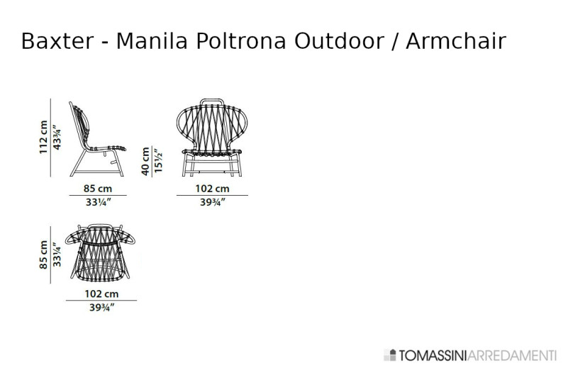 Poltrona Outdoor Manila  - 6