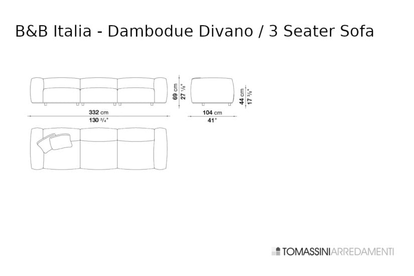 Divano Dambodue B&B Italia - 5