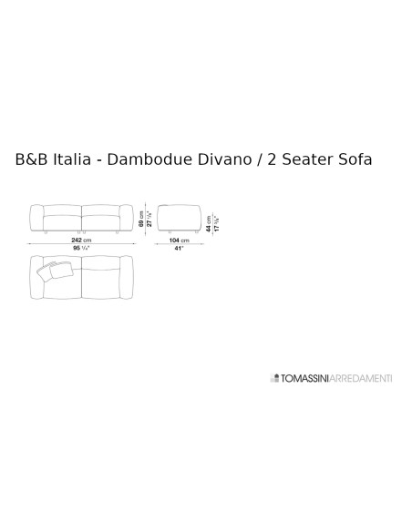 Canapé Dambodue B&B Italia - 6