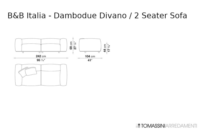 Divano Dambodue B&B Italia - 6