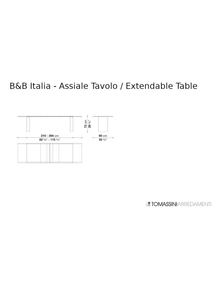 Table Assiale B&B Italia - 7