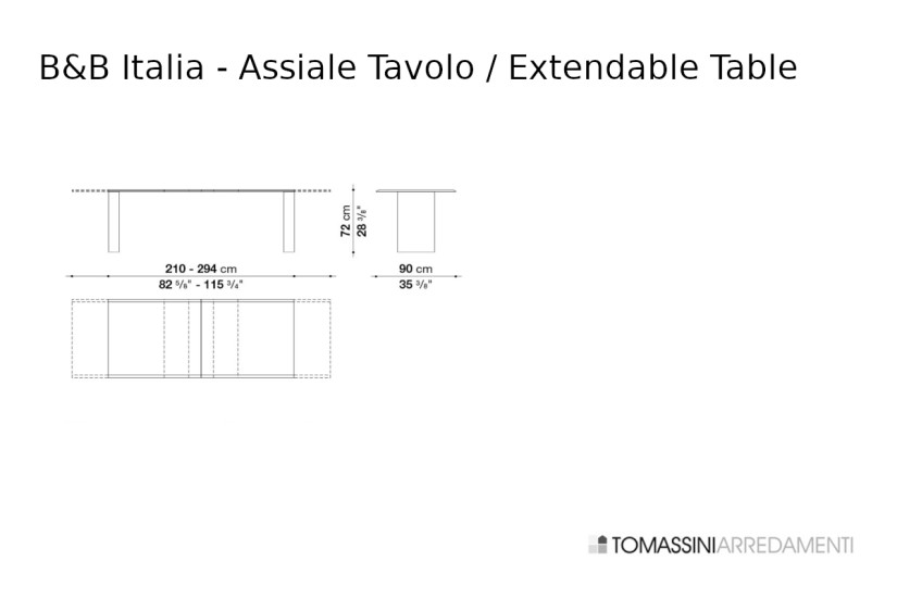 Table Assiale B&B Italia - 7