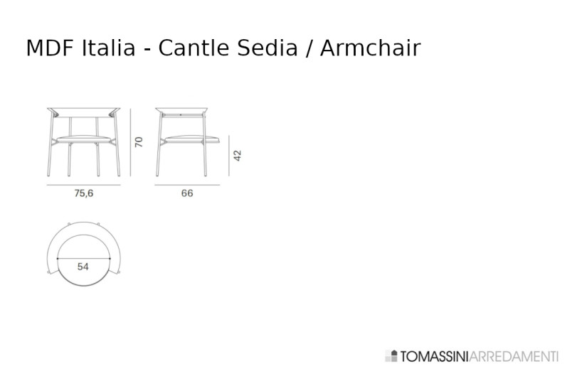 Cantle Sedia MDF Italia - 8