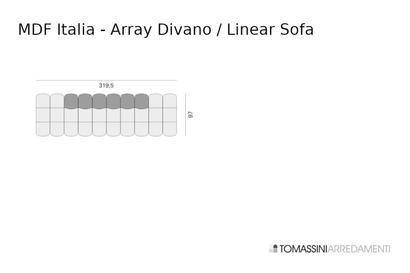 Array Sofa MDF Italia - 5