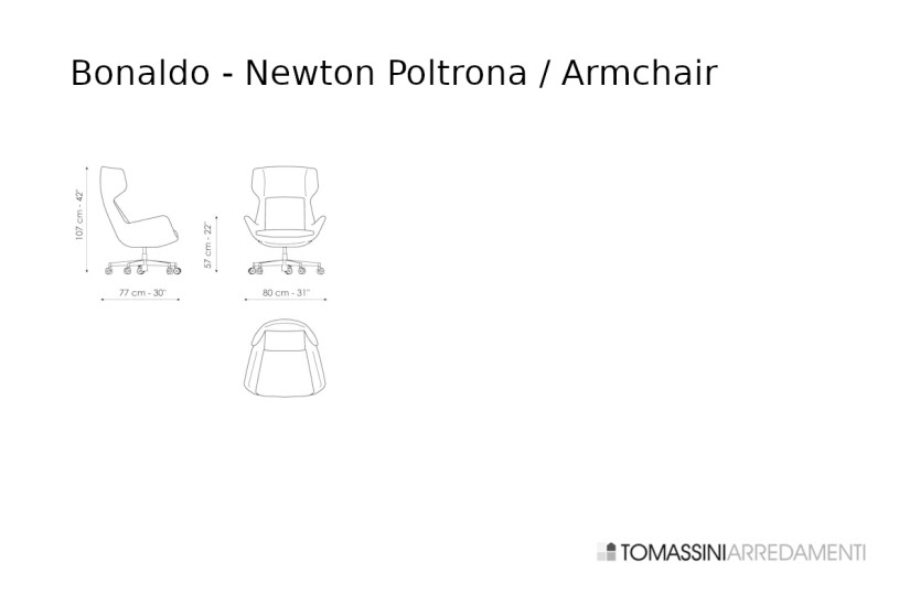 Fauteuil Newton Bonaldo - 5