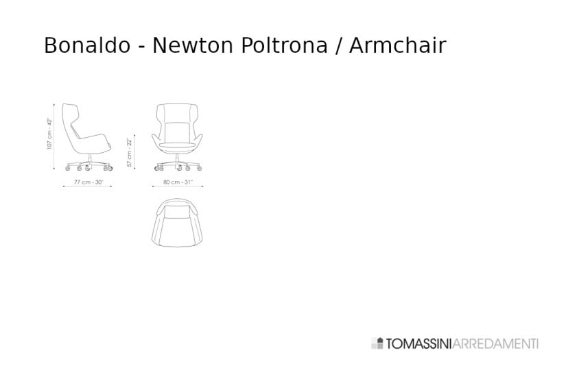 Newton Armchair Bonaldo - 5