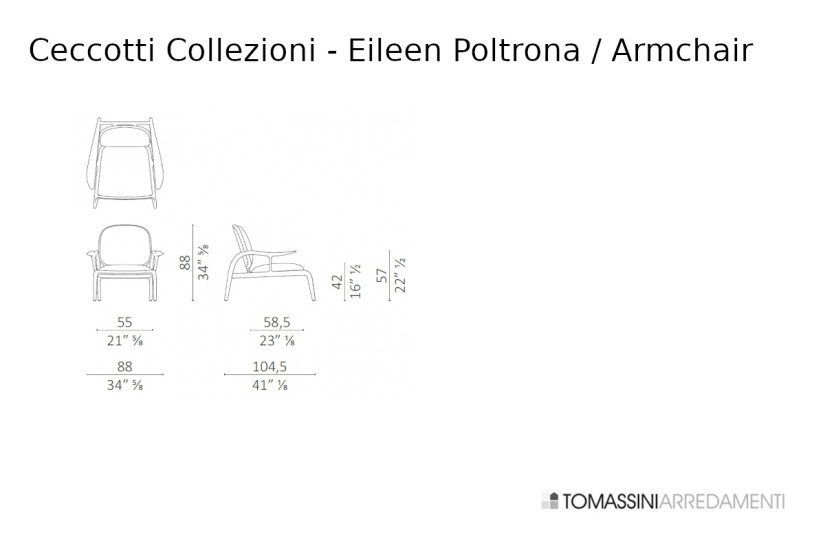 Eileen Armchair Ceccotti Collezioni - 7