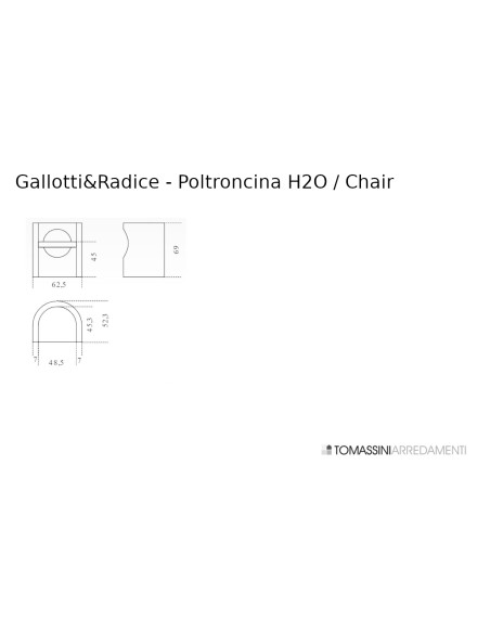 Poltroncina H2O Gallotti and Radice - 9