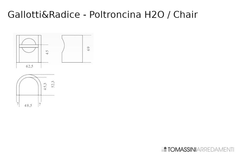 H2O Chair Gallotti and Radice - 9