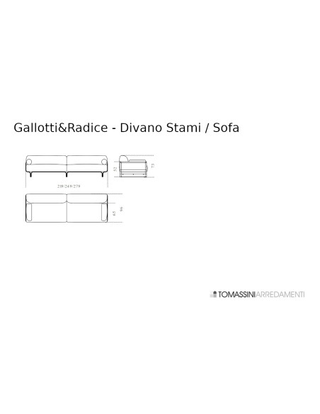 Divano Stami Gallotti and Radice - 5