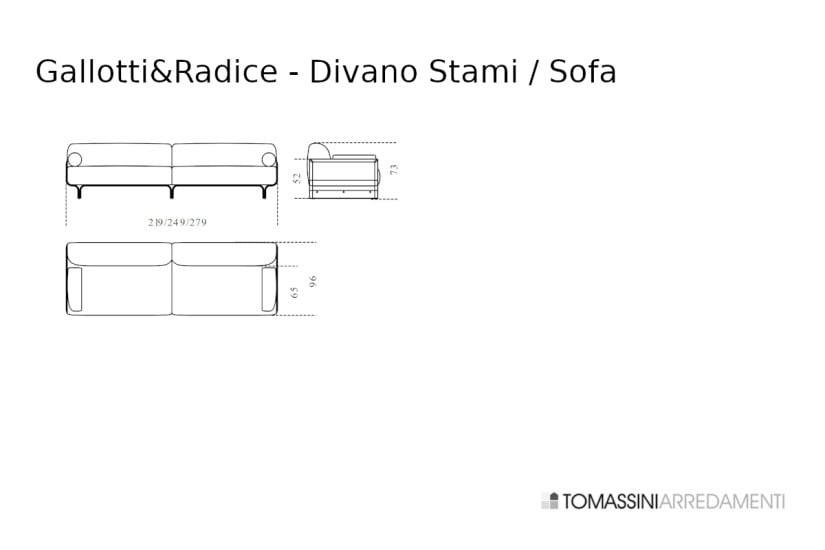 Canapé Stami Gallotti and Radice - 5