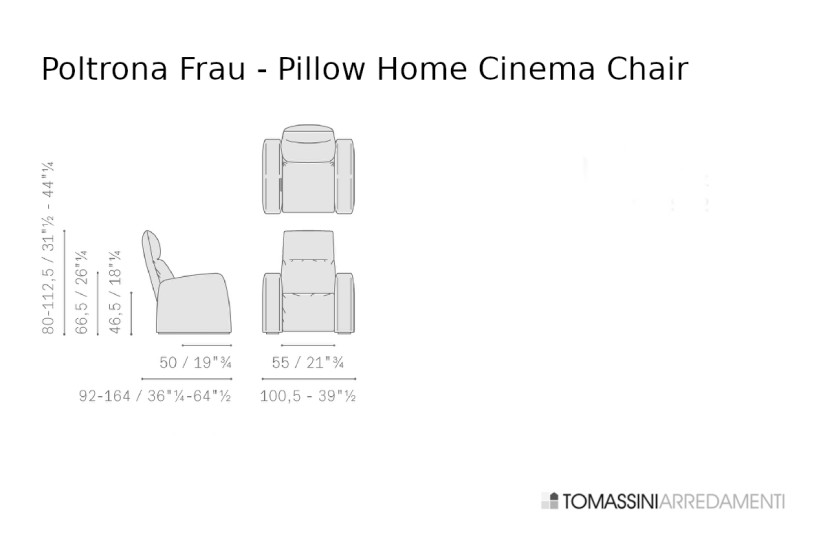 Fauteuil Home Cinema Pillow Poltrona Frau - 5