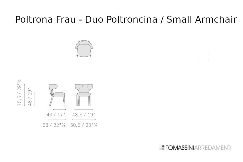 Duo Small Armchair Poltrona Frau - 5