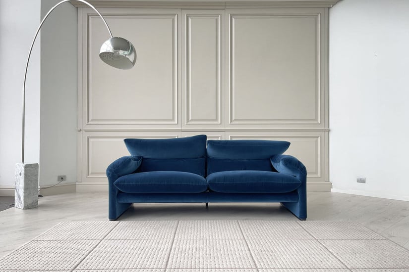 Divano Maralunga Maxi blu (Offerta Expo) Cassina - 1
