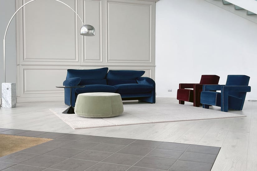 Divano Maralunga Maxi blu (Offerta Expo) Cassina - 6