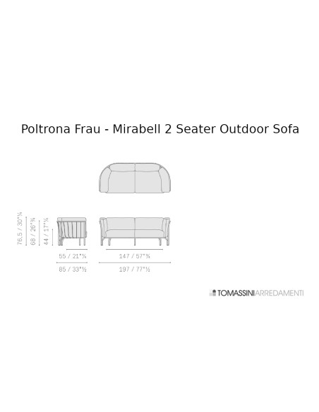 Divano Outdoor Mirabell Poltrona Frau - 5