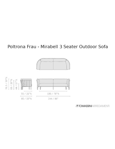Mirabell Outdoor Sofa Poltrona Frau - 6