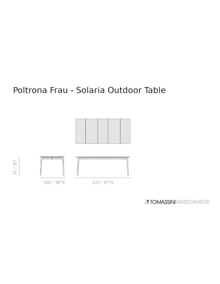 Table d'extérieur Solaria Poltrona Frau - 6