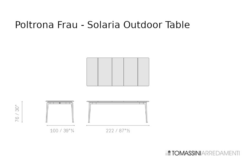 Solaria Outdoor Table Poltrona Frau - 6
