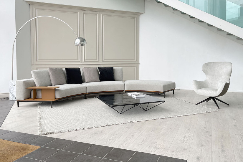 Divano Brera curvo (Offerta Expo) Poliform - 2