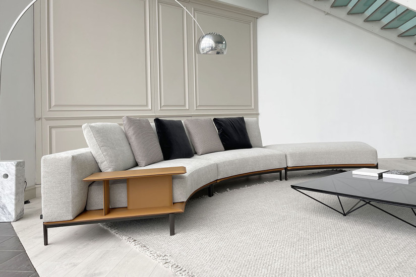 Divano Brera curvo (Offerta Expo) Poliform - 3