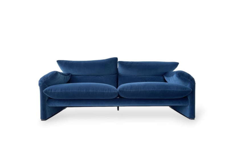 Maralunga Maxi Blue Sofa (Expo Offer) Cassina - 9