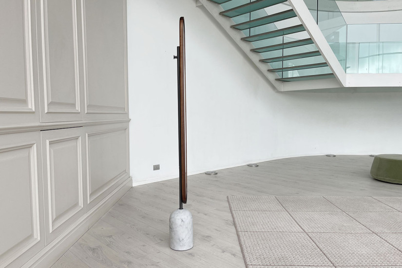 Miroir Ekero marbre blanc (Offre Expo) Porada - 4