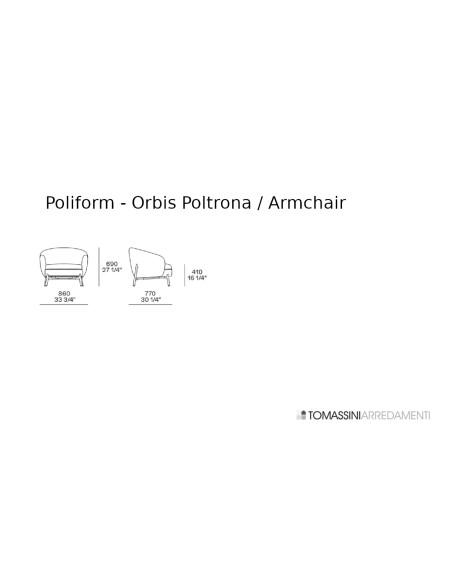 Orbis Armchair Poliform - 4