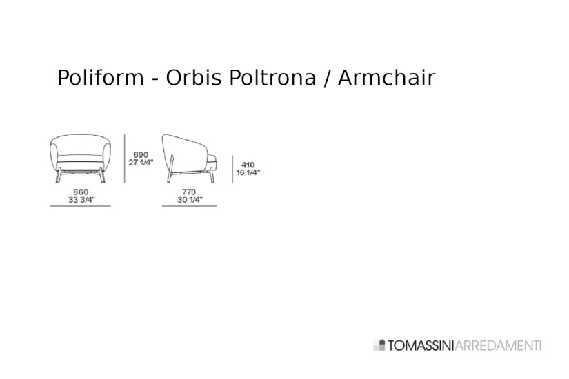 Orbis Armchair Poliform - 4