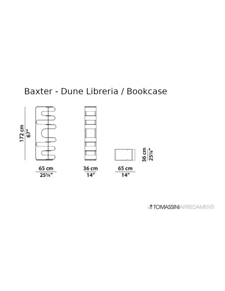 Dune Bookcase Baxter - 3